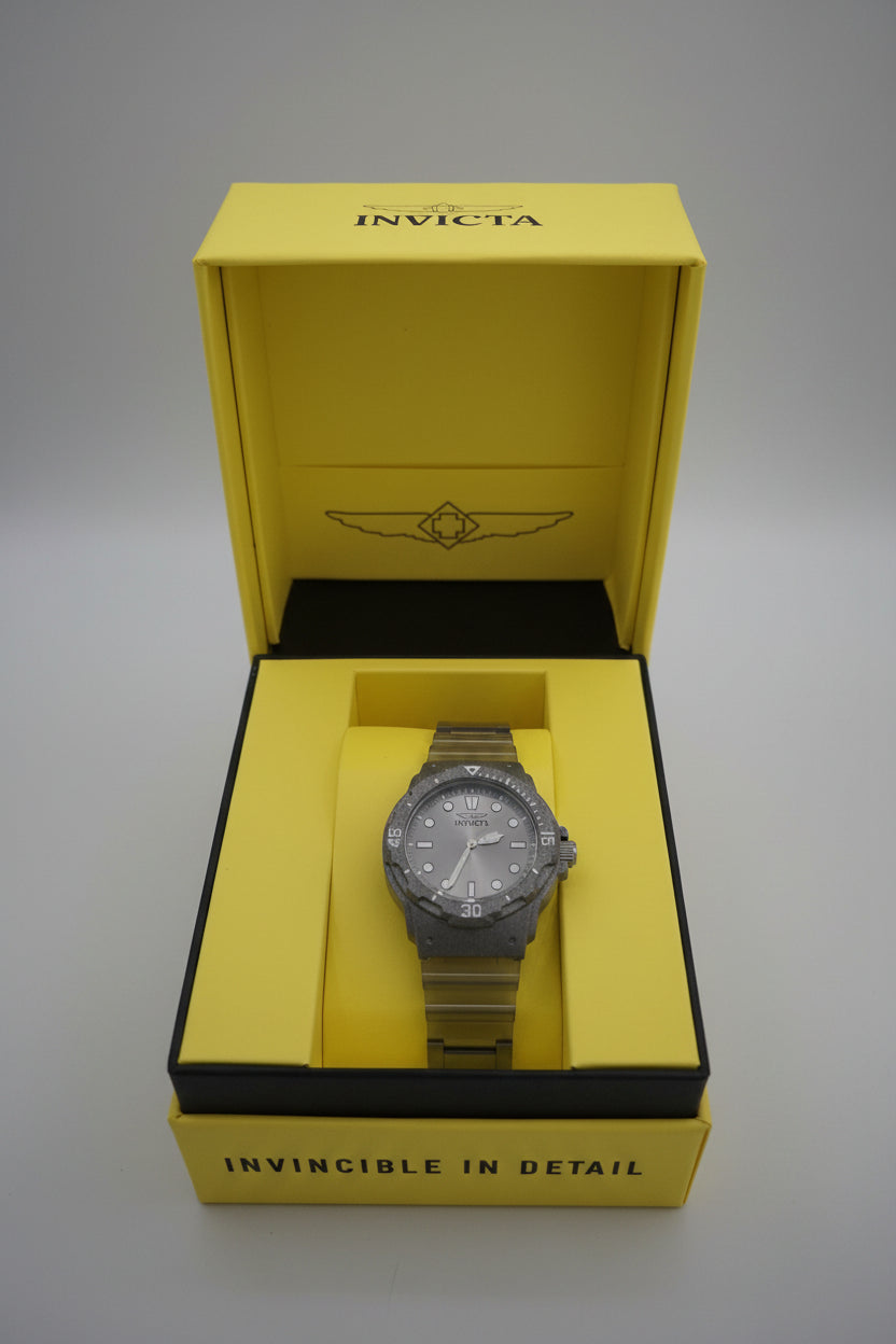 Invicta 49207 Women's Watch | Gray Dial Quartz Watch | Lightweight Resin Case | Casual Sport Watch | New in Box