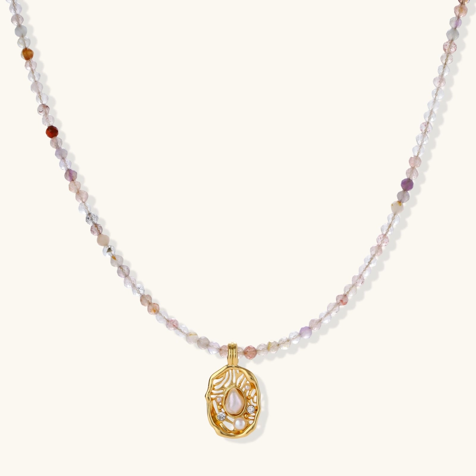 Mystic Garden Gemstone Necklace