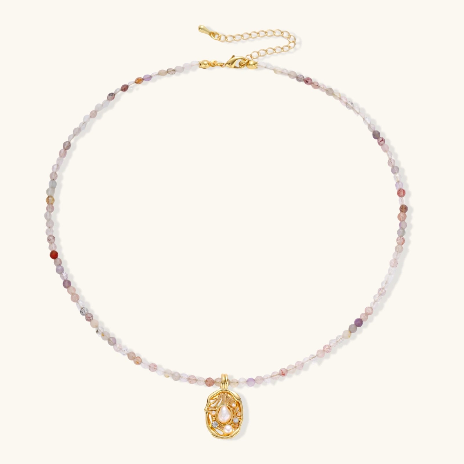 Mystic Garden Gemstone Necklace